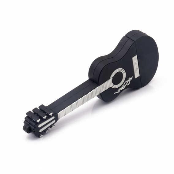 4GB 8GB 16GB 32GB 64GB Mini-Gitarrenspeicher U-Disk USB-Flash-Laufwerk Geschenk Schwarz 32G