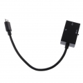 Micro USB Male auf Mikro USB Female OTG Adapter , Micro USB 2.0 auf USB OTG Adapter Kabel - Schwarz