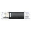 Hama FlashPen "Laeta Twin" USB 3.0 128 GB 45MB/s schwarz