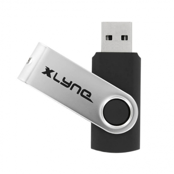 xlyne 177534-2 USB-Stick 128 GB USB Typ-A 3.0 Schwarz, Silber