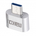 Universal USB 3.0 zu USB-C Adapter OTG Stecker Konverter für Handys Laptops (Silber)