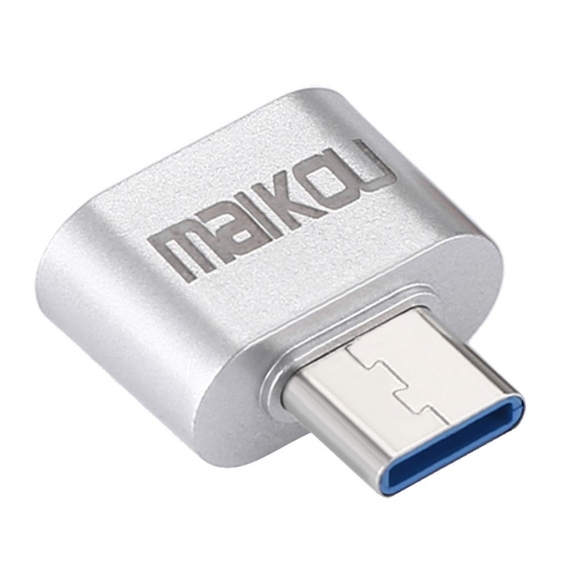 Universal USB 3.0 zu USB-C Adapter OTG Stecker Konverter für Handys Laptops (Silber)