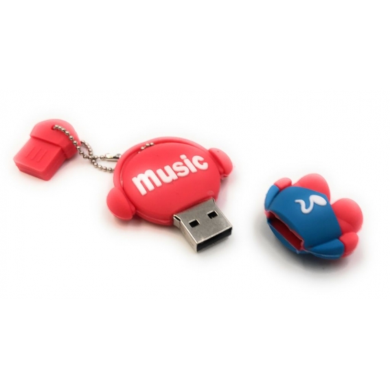 Onwomania Music Man Musik Rot Funny USB Stick 8 GB USB 3.0