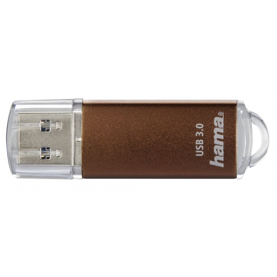 Hama USB 3.0 Speicherstick FlashPen, 64 GB, Farbe: Braun