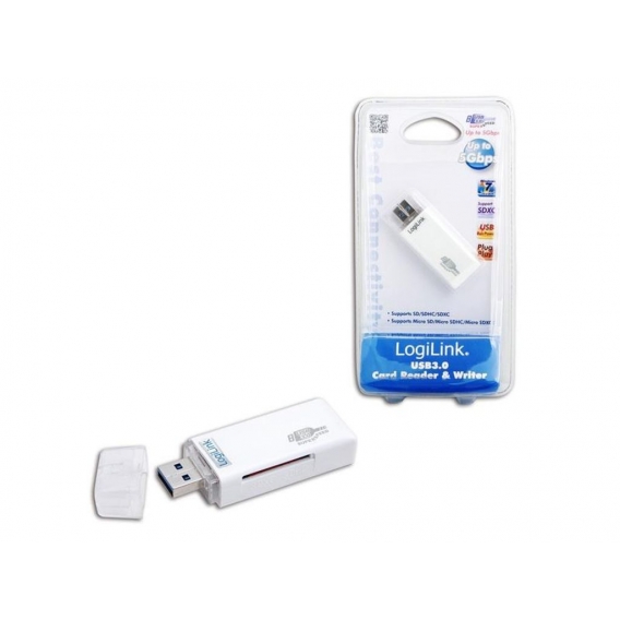 LogiLink USB 3.0 Mini Card Reader weiß