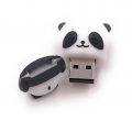 Onwomania Panda Bär flach stehend USB Stick in Alu Geschenkbox 32 GB USB 2.0