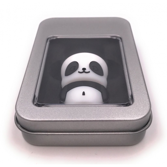 Onwomania Panda Bär flach stehend USB Stick in Alu Geschenkbox 32 GB USB 2.0