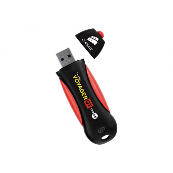 Corsair Voyager GT - 32 GB - USB Typ-A - 3.2 Gen 1 (3.1 Gen 1) - 390 MB/s - Kappe - Schwarz - Rot