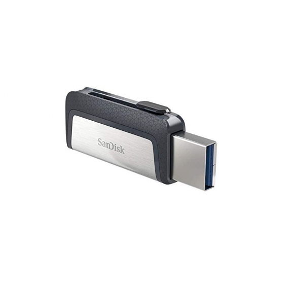 SanDisk Ultra Dual USB Type-C Laufwerk Smartphone Speicher 32 GB (Mobiler Speicher, USB 3.1, versenkbarer Doppelanschluss, 150MB