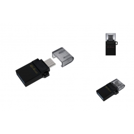 More about Kingston Technology DataTraveler microDuo3 G2, 64 GB, USB Type-A / Micro-USB, 3.2 Gen 1 (3.1 Gen 1), andere, 1,7 g, Schwarz