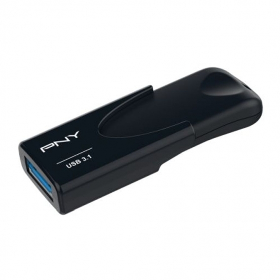 PNY 32GB USB 3.1 Speicher Stift Attache 4 Capless Sliding Design Schwarz