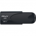 PNY 32GB USB 3.1 Speicher Stift Attache 4 Capless Sliding Design Schwarz