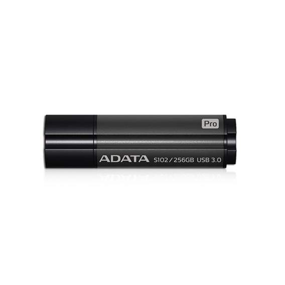 ADATA S102 Pro Advanced - 256 GB - USB Typ-A - 3.2 Gen 1 (3.1 Gen 1) - 200 MB/s - Kappe - Grau