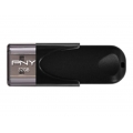 PNY Attaché 4 2.0 32GB, 32 GB, USB Typ-A, 2.0, 25 MB/s, Kappe, Schwarz