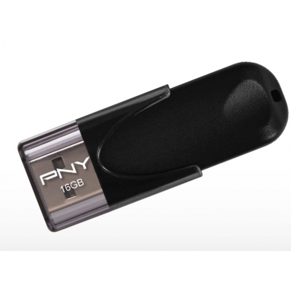 PNY Attaché 4 2.0 32GB, 32 GB, USB Typ-A, 2.0, 25 MB/s, Kappe, Schwarz