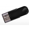 PNY Attaché 4 2.0 32GB, 32 GB, USB Typ-A, 2.0, 25 MB/s, Kappe, Schwarz