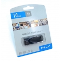 PNY 16GB USB 3.1 Speicherstift Attache 4 Capless Sliding Design, schwarz