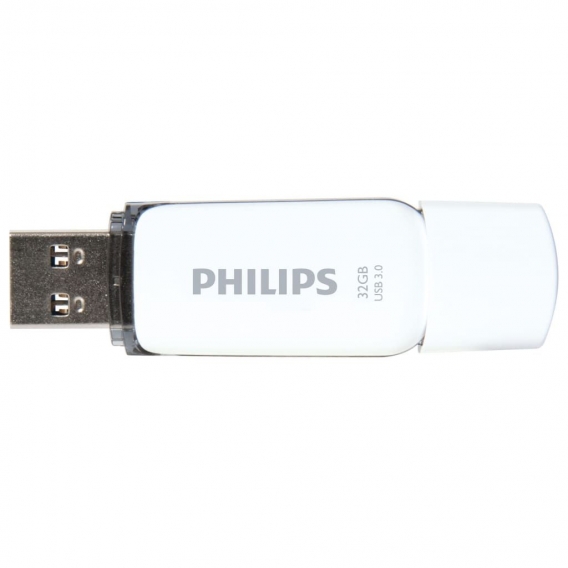 Philips USB-Stick 32GB Snow, USB 3.0, Farbe: Grau