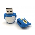 Onwomania Eule Vogel in Blau Funny USB Stick 64 GB USB 2.0