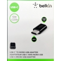 Belkin USB-C auf Micro-USB Adapter schwarz     F2CU058btBLK