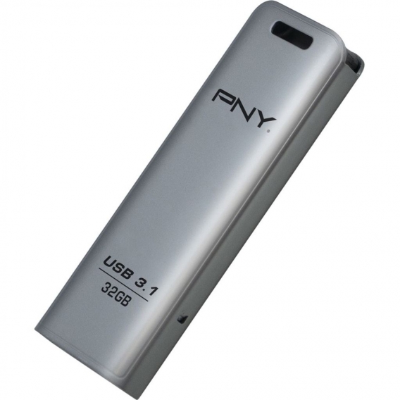 PNY FD32GESTEEL31G-EF, 32 GB, 3.2 Gen 1 (3.1 Gen 1), 20 MB/s, Dia, Edelstahl