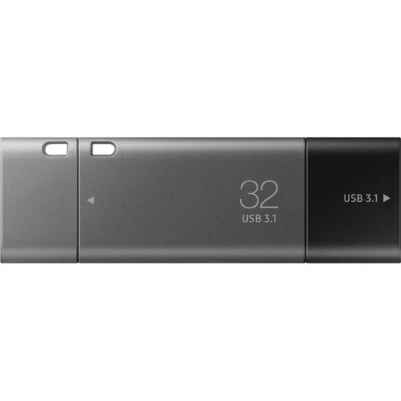 Samsung MUF-32DB, 32 GB, 3.0 (3.1 Gen 1), 200 MB/s, Kappe, 7,7 g, Schwarz, Grau