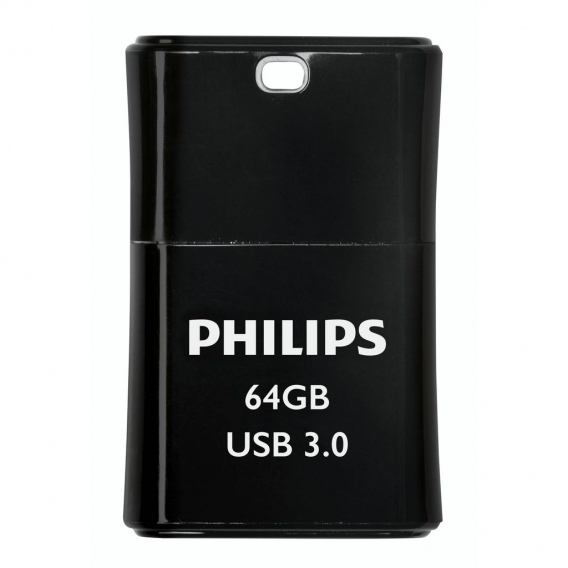 Philips USB-Stick 3.0, 64GB, Pico Edition. Farbe: Schwarz