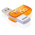 Philips USB-Stick 2.0, 128GB, Vivid Edition, Farbe: Orange