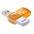 Philips USB-Stick 2.0, 128GB, Vivid Edition, Farbe: Orange