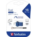 Verbatim USB 3.0 Stick 16GB, Typ A/C, Dual Drive