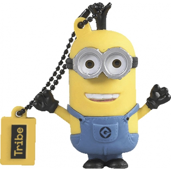 Tribe Kevin, 16GB, USB 2.0, 16 GB, USB Typ-A, 2.0, Kappe, Blau, Gelb