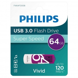 More about PHILIPS USB-Stick Vivid 3.0 64 GB FM64FD00B