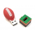 Onwomania Football Stehend Touchdown Funny USB Stick 32 GB USB 3.0