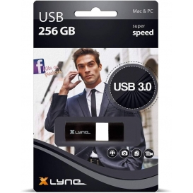 More about xlyne 7925600 USB-Stick 256 GB USB Typ-A 3.2 Gen 1 (3.1 Gen 1) Schwarz, Weiß