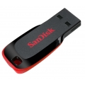 Sandisk Cruzer Blade USB-Stick 128 GB USB Typ-A 2.0 Schwarz, Rot