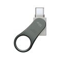 Silicon Power Mobile C80, 32 GB, USB Type-A / USB Type-C, 3.2 Gen 1 (3.1 Gen 1), Ohne Deckel, 8 g, Titan