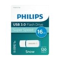 Philips USB-Stick 16GB Snow, USB 3.0, Farbe: Blau