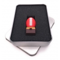 Onwomania Football Stehend Touchdown USB Stick in Alu Geschenkbox 16 GB USB 2.0