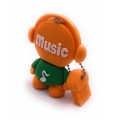 Onwomania Music Man Figur Orange Funny USB Stick 16 GB USB 3.0