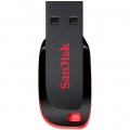 SanDisk Cruzer Blade, 32 GB, USB Typ-A, 2.0, Ohne Deckel, 2,5 g, Schwarz, Rot