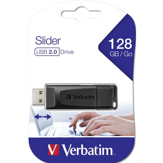 Verbatim Store n Go Slider 128GB USB 2.0