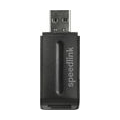 SPEEDLINK SNAPPY SL-150003 Schwarz, Kompakter USB-Kartenleser mit USB 2.0 im USB-Stick-Format