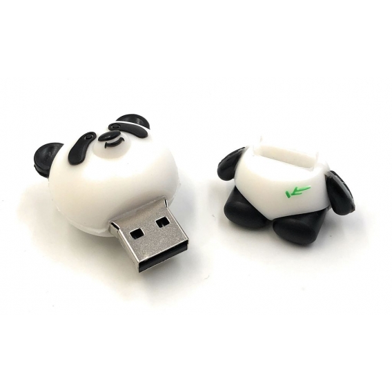 Onwomania Panda Bär süß mit Zeichen Funny USB Stick 64 GB USB 2.0