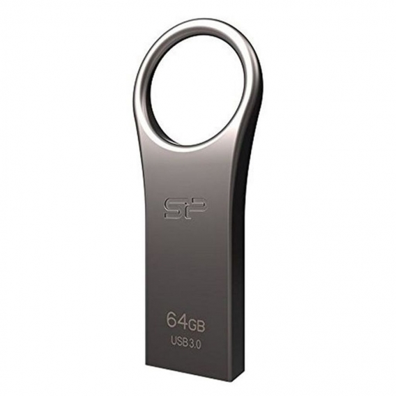 Silicon Power Jewel J80, 64 GB, USB Typ-A, 3.2 Gen 1 (3.1 Gen 1), Ohne Deckel, 5,9 g, Titan