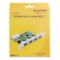 Delock 89363 - PCIe - USB 3.0 - 5 Gbit/s - Windows 7 Home Basic,Windows 7 Home Basic x64,Windows 7 Home Premium,Windows 7 Home P