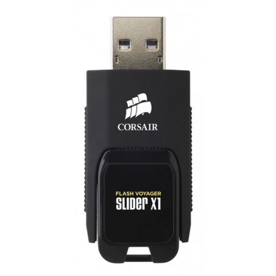 Corsair Voyager Slider X1 64GB - 64 GB - USB Typ-A - 3.2 Gen 1 (3.1 Gen 1) - 130 MB/s - Dia - Schwarz