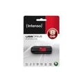 Intenso Business Line - USB-Flash-Laufwerk - 8 GB - USB 2.0 - Schwarz, Rot