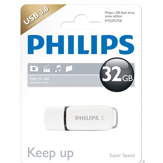 Philips USB 3.0 Stick 32GB, Snow Edition, we-gr