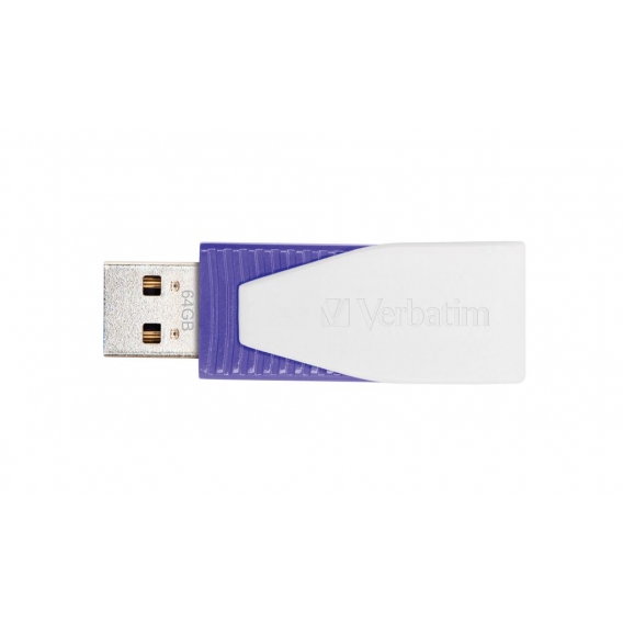 Verbatim Store `n` Go Swivel - USB-Flash-Laufwerk - 64 GB - USB 2.0 - violett