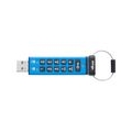 Kingston DataTraveler 2000 4GB - 4 GB - USB Typ-A - 3.2 Gen 1 (3.1 Gen 1) - Schutzhülle - Passwortschutz - Blau